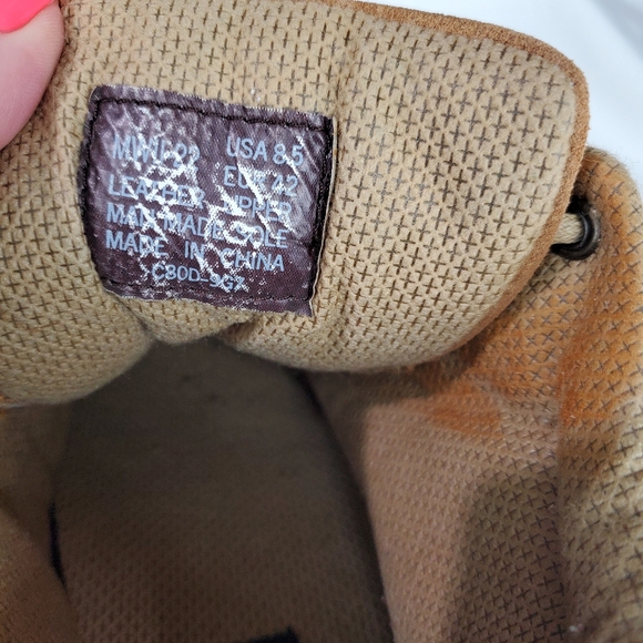 Lugz Vintage Y2K Timbs Style Construction Chukka Work Boots Grunge Logo Sz 8.5 - Picture 11 of 12